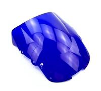 Pare-Brise Fumée Moto pour CBR1100XX 1996-2007 pour CBR pour 1100XX pour CBR 1100 pour XX 1996-2007 Pare-Brise(Blue)