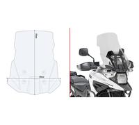 GIVI Pare-brise moto D3117ST Transparent 57,5x5 cm – Suzuki 1050 V‑STROM XT 2020-2023