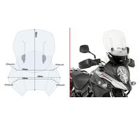 Pare-Brise GIVI Transparent Airflow Suzuki DL 650 V-Strom 2019 2020 2021 AF3112