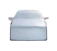 Pare Brise Hiver Bâche Couverture Neige Pare-Brise Voiture, Capot Moteur Automatique d'hiver avec Protection Tête Bande Réfléchissante