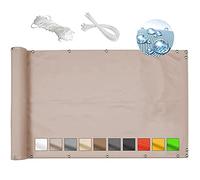 Pare-brise imperméable pour balcon et jardin avec serre-câbles pour une protection améliorée et une isolation optimale