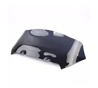 pare-brise moto Couvercle Pare-brise Avant Ondulé 9 Pouces, Déflecteur Vent Moto Pour Harley TOURING CVO Road Glide FLTRXSE 23 Road Glide/ST 24 double bulle fumé claire(Dark gray)