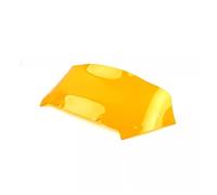 pare-brise moto Couvercle Pare-brise Avant Ondulé 9 Pouces, Déflecteur Vent Moto Pour Harley TOURING CVO Road Glide FLTRXSE 23 Road Glide/ST 24 double bulle fumé claire(Orange)