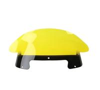 pare-brise moto Couverture Pare-brise Avant Moto Pour Indian Pursuit Challenger, Modèles 2020, 2025, 2024, Écran Wave Touring Modifié 11 Pouces double bulle fumé claire(Yellow)