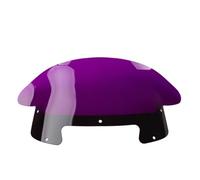 pare-brise moto Couverture Pare-brise Avant Moto Pour Indian Pursuit Challenger, Modèles 2020, 2025, 2024, Écran Wave Touring Modifié 11 Pouces double bulle fumé claire(Purple)