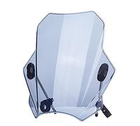 Pare-Brise Moto de Pare-Brise de Pare-Brise déflecteur de Motos de Pare-Brise Universelle (Couleur : Gris)