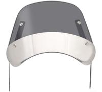 Pare-brise Moto Déflecteur ABS Universel Convient pour Scooter E-Bike pour Suzuki Robuste Léger 20,5 cm (Gris)