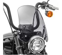 Pare-brise moto - FB2 - Gris fumé - Polycarbonate 4 mm - Supports fourche Ø49 mm