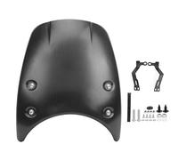 Pare-brise Moto Pare-brise Déflecteur de Vent Noir Aluminium Carénage de Phare pour R NineT Pure Scrambler 2014-2020