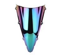 Pare Brise Moto Pare-brise Moto En Plastique ABS Coupe-vent Pour YZF R1 1000 Pour YZF-R1 2002 2003 Airflow Déflecteur(Iridium)