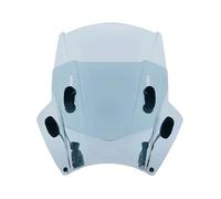 Pare-Brise Moto pour BMW R1150R R1200R R 1150R R 1200R R 1150 RR 1200 R Pare-Brise Universel Moto avec Lentille Fumée Et Déflecteur Pare-Brise Moto Avant(Adjust Light Grey)