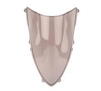 Pare-Brise Moto pour Ducati Panigale 1199 899 1199S 1199R 2011-2017, Double Bulle De Protection Anti-Vent Pare-Brise Déflecteurs(Fumée)