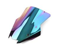 Pare-Brise Moto pour Kawasaki Z1000SX pour Ninja Z1000 SX 2020 2021 2022, Double Bulle De Protection Anti-Vent Pare-Brise Déflecteurs(Iridium)