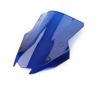 Pare-Brise Moto pour Kawasaki Z1000SX pour Ninja Z1000 SX 2020 2021 2022, Double Bulle De Protection Anti-Vent Pare-Brise Déflecteurs(Bleu)