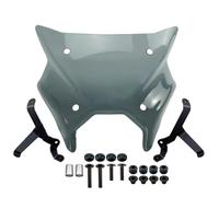 Pare Brise Moto pour MT-09 2024 2025 pour MT09 SP pour Y-AMT Déflecteur de Pare-Brise à Double Bulle Moto Saute Vent(Smoke)