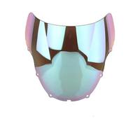 Pare-Brise Moto pour pour CBR600RR pour CBR 600 RR F4 1999-2000 pour CBRF4, Double Bulle De Protection Anti-Vent Pare-Brise Déflecteurs(Iridium Blanc)