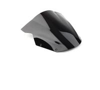 Pare-Brise Moto pour pour Ninja ER6F ER 6F ER-6F 2009 2010 2011 Pare-Brise De Moto À Double Bulle Visière Déflecteur De Carénage Pare-Brise Moto Avant(Black)