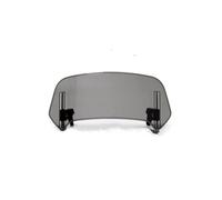 Pare-brise Moto Pour Suzuki Pour VStrom 650 GS 500 SV 650 Pour Bandit GSF 650 Pour V-Strom 650 Pare-brise Moto Déflecteur Réglable(280cm Grey)