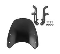 Pare-Brise Moto pour Triumph pour Bonneville T100 T120 Carénage Pare-Brise Moto Pare-Brise Bouclier Moto Pare-Brise Bulle Carénage (Color : 4)