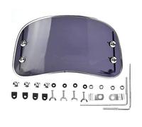 Pare-Brise Moto Transparent - 39x22cm résistant aux Chocs, Panneau Anti-débris, Garde-Boue Robuste | Scooter Street Bike Cruiser Off Highway Adventure Rider Équipement de sécurité pour Conduite