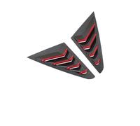 Pare-Brise Moulure Garniture D’évent Latéral Couvercle Volet pour MG GT 2022 2023 2024(Rouge Carbone)