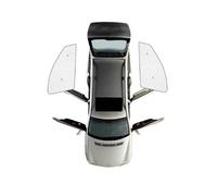 Pare-Brise Pare-brise Intégral Pour Jeep Pour Cherokee KL 2014-2020, Pare-soleil Pour Voiture 2018-2019 Soleil Voiture(Rear Windows)