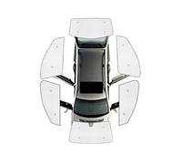 Pare-Brise Pare-brise Intégral Pour Jeep Pour Cherokee KL 2014-2020, Pare-soleil Pour Voiture 2018-2019 Soleil Voiture(All Sunshades)