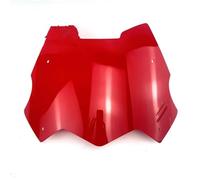 Pare-Brise Pare-Brise Moto pour Yamaha TMAX 530 TMAX 560 2017-2022 Kit Pare-Brise Aluminium, Déflecteurs, Carénage, Pare-Brise Extension Déflecteurs(Rouge)