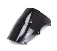 Pare-brise pare-brise sport moto double bulle pour SV650 650S SV1000 1000S 2003-2012 (Noir)