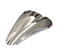 Pare-brise pare-brise sport moto double bulle pour VFR800 VFR 2002-2012 (Chrome)