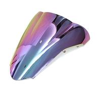 Pare-brise pare-brise sport moto double bulle pour VFR800 VFR 2002-2012 (Iridium Sombre)