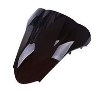 Pare-brise pare-brise sport moto double bulle pour VFR800 VFR 2002-2012 (Noir)