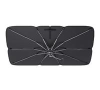 Pare-Brise Pliable pour Porsche 718/911/Cayenne/Macan, Pare-Soleil Pare Brise Voiture Pliable, Ouverture pour Rétroviseur, Pare Soleil Pare-Brise pour Voiture SUV Berline