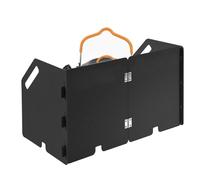 Pare-brise pliable pour réchaud de camping - Paravent pliable de camping - Réchaud de camping grille coupe-vent avec sac de transport extérieur
