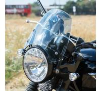 Pare-Brise pour Bonneville T100 T120 2016-2023 2024 2025 Moto Bulle Touring Déflecteur (Gris Fumé)