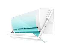 Pare-brise pour climatiseur à double aile, climatiseur mural domestique, soufflage anti-direct, sans perforation, déflecteur de direction du vent pour climatiseur