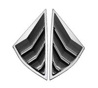 Pare-Brise pour F&ord pour Cheval Électrique pour Mustang pour Mach-E 2021 2022 Persiennes Lunette Latérale Arrière Couverture Visière(Fibre de Carbone)