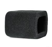 Pare-brise pour microphone Fifine AM8 en mousse dense pour supprimer les bruits de souffle, le bruit du vent et les éclatement dans la production audio (noir)