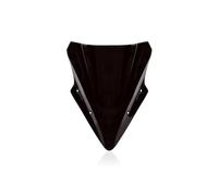 Pare-Brise pour Moto pour Kawasaki pour Ninja 650 pour ER6F 2017-2019 Pare-Brise Racing Double Bulle Déflecteur d'air Accessoires Moto(Noir)