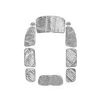 Pare-Brise Pour Nissan Pour Elgrand E52 Structure 4 Couches Modèle Voiture Spécifique Ombrage Isolation Thermique 10P Pare-soleil Argenté Soleil Voiture