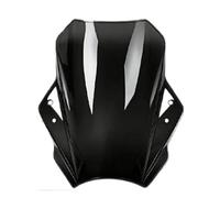 Pare-brise pour Royal, pour Enfield Bullet/Meteor/Classic 350 500 | Intercepteur 650, pour Continental GT 535, plastique ABS, noir, gris, transparent, 22MM,28MM,25MM(Noir)
