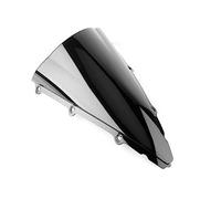 Pare-Brise pour Yamaha pour YZF R1 1000 YZFR1 2002-2003 Double Bulle Pare-Brise Moto Carénage Déflecteur Accessoires Moto Pare-Brise Déflecteur d'air (Couleur : Le Noir)