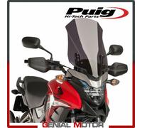 Motoplastic Bulle touring Puig 8901F - acrylique CN 4 mm, profil arrondi, fumé foncé