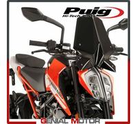 PARE-BRISE PUIG NOIR 9514N pour KTM DUKE 390 2017 / 2019