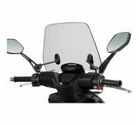 Pare-Brise PUIG Scooter Trafic Fumée Clair pour Peugeot Lutte 125 4T 2017-2020