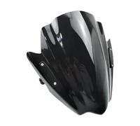 Pare-Brise Réglable avec Support Compatible avec Les GSR750 GSR600 GSR400 Pare-Brise De Moto(Le Noir)