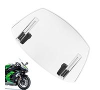 Pare-brise réglable pour moto - Aileron d'extension de pare-brise universel | Déflecteur de vent pour scooter, VTT, vélo de rue, tourisme | Mise à niveau de stabilité pour toutes les saisons