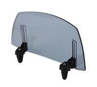 Pare-brise réglable pour moto, ajustement universel, déflecteur de vent élégant, réduction du bruit pour MT07 MT09 MT10 R1 R3 FZ6 TMAX530 TMAX 500 (Bleu transparent)