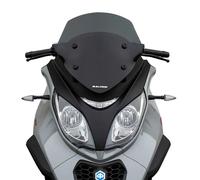 Pare-brise-saute vent scooter Malossi Piaggio 350 Mp3 2018+ 400 Mp3 Sport 2021+ Noir 440x410x3 mm