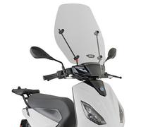 GIVI BULLE INCOLORE HONDA SH125/150/350 '20 ET NIU MQI GT ET SUPER SOCO CUX '21 (D1181ST)